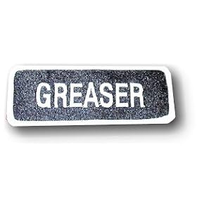 GREASER Iron On Jacket Patch by Men's Harley Boots
