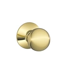 Schlage F10VORB605 Orbit Passage Knob, Bright Brass [Tools & Hardware]