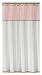 Creative Bath Carlisle Pink Shower Curtain
