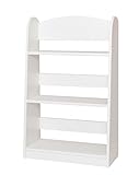 Amish-Made, Handcrafted Children's Wooden Bookshelf (White Painted Finish)