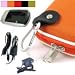 (3in1) Charger Set for Casio Np-40 Digital Camera Battery + Kroo Camera Case for Casio Exilim + Car Charger for Np40 Travel Charger for Casio Np-40 + Desktop Charger for Np-40 (Many color available)
