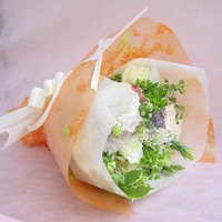 ブーケ・ド・シャンパーニュ　バラのお洒落な花束 【生花】【お祝い・記念日・誕生日・フラワーギフト・バラ】