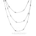 Sterling Silver Sparkling 60 Inch Czs By The Yard image 1