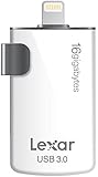 Lexar JumpDrive M20i 16GB Mobile Lightning/USB 3.0 Flash Drive - LJDM20I-16GBBNL