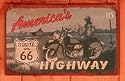 Route 66 Americas Highway Plaque Sign
