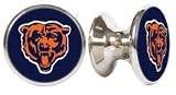 Chicago Bears NFL Stainless Steel Cabinet Knobs / Drawer Pulls (2-pack)