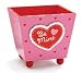 Red & Pink Be Mine My Valentine Planter Wooden Square