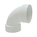 Genova Products 72815 1 1/2" Sch. 40 PVC-DWV 90? Sanitary Elbows