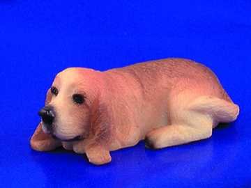 Dollhouse Miniature Bassett Hound