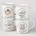 Kitchen & Housewares : Pfaltzgraff Winterberry 12 Days of Christmas Mugs Set #1 Mugs 1-4