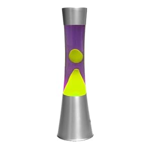 UKayed Sleek Lava Motion Lamp Yellow Purple