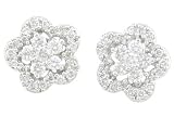 14KT White Gold 0.80ct Diamond Earring