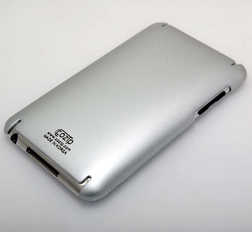 Cozip Brand Rubberized Polycarbonate Snap on Slim fit Case Cover for Apple iPod Touch 2G 2nd Generation - Silver
