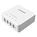 QICENT 4-Port 31W Charger & Adapter Micro Usb Wall Charger Travel Charger Station For Mobile iphone 6 plus Samsung Galaxy Note 3 Home Plug Charger Lot Charger