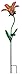 Regal Art &Gift Solar Tiger Lily Stake, Red
