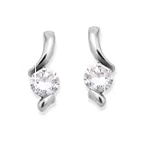 UnAmourDeBijoux - Boucles d'oreilles femme - Argent et oxyde de zirconium