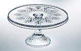 Review Jaf Gifts  / MAJESTIC CRYSTAL CAKE PLATE - MAJESTIC 24% CRYSTAL 12 INCH FOOTED CAKE PLATE