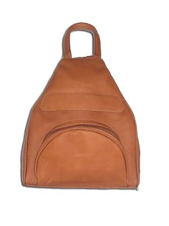 Extra 40% Off Genuine Leather Backpack Also Use As Shoulder Handbag Light Brown #6