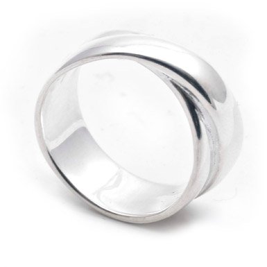 Men's Silver Wrap Ring by Helena Rohner (Small)
