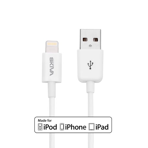 Skiva Apple Certified Lightning to USB cable (3.2 Feet) Made for iPhone 5 5s 5c, iPad (4th generation), iPad mini, iPod touch (5th generation), iPod nano (7th generation) CB101