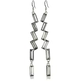 BCBGeneration Armed for Party Silver Linear Drop Ea