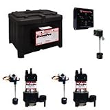 StormPro Deluxe Heavy Duty Battery Back-Up Sump Pump System - STORMPRODELUXE