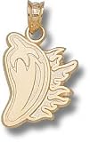 Louisiana-Lafayette Ragin' Cajuns Solid 10K Gold Cayenne Pepper Pendant