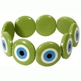 Green Large Beaded Bracelet