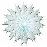 Pkgd Dip Dyed Snowflakes Party Accessory  1 count 2 