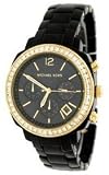 Michael Kors Black Acrylic Chronograph Ladies Watch MK5215