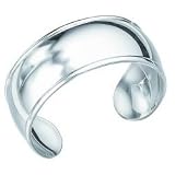 Image of Sterling silver plain cuff bangle