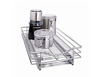 Lynk Professional 401121 11-by-21-by-4-Inch Roll-Out Chrome Cabinet Drawer