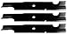 USA Mower Blades (3 U11108BP Standard Medium Lift for Great Dane D18037 GDU10231 Length 18in. Width 2-1/2in. Thickness .200in. Center Hole 5/8in. 32in. and 48in. Deck