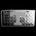NCAA Tennessee Volunteers Diamond Plate Car Tag