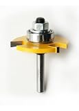 Kempston 704241 3-Wing Slot Cutter, 1/4-Inch Shank, 1-7/8-Inch Cutting Diameter, 3/16-Inch Length
