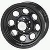 Rock Crawler Series 97 Black Monster Mod Wheel Size 16x7 Bolt Pattern 8x6.5 Back Space 4 in.