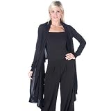 Henry New York Jersey Drape Front Cardigan Sweater at Henry New York