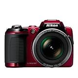 Nikon COOLPIX L120 14.1 MP Digital Camera with 21x NIKKOR Wide-Angle Optica ....