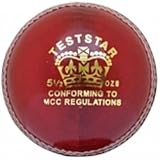 CA Test Star Cricket Ball - Red