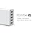 Anker® 40W 5-Port Family-Sized Desktop USB Charger with PowerIQ™ Technology for iPhone 5s 5c 5; iPad Air mini; Galaxy S5 S4; Note 3 2; the HTC One (M8); Nexus and More (White) by Anker