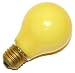 Halco 06338 A19YEL25C Standard Solid Ceramic Colored Light Bulb