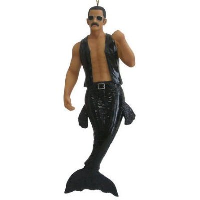 December Diamonds Hot BUTCH Leather Top Merman Ornament with Handlebar Mustache is Ready to Command You!!!.BUTCH has been out of Circulation for several years so he is an Absolute Collector’s Item. Sculpted Face,”Leather” Vest + Pockets on his Tail-Very Rare is a DD Merman. He is 7 3/4 inches long,Gift Boxed, & Ready to Hang on a Gold Cord.He will never be produced again! December Diamonds Hot BUTCH Leather Top Merman Ornament with Handlebar Mustache is Ready to Command You!!!.BUTCH has been out of Circulation for several years so he is an Absolute Collector’s Item. Sculpted Face,”Leather” Vest + Pockets on his Tail-Very Rare is a DD Merman. He is 7 3/4 inches long,Gift Boxed, & Ready to Hang on a Gold Cord.He will never be produced again!