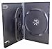 AcePlus 10 Standard Black Triple 3 Disc DVD Cases