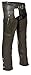 Milwaukee LeatherÂ Zippered Thigh Pocket Chaps (Black, 5X- Large)