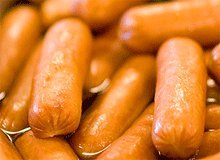 業務用ウインナー1kg (わけあり 訳あり)荒挽きウインナー1キロ約50本）