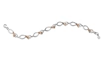 Clogau Gold Silver & Rose Gold Natural Connection Bracelet - Exclusive to Amazon