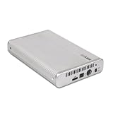 Macally ECO-S350US-I Hi-Speed 3.5-Inch SATA to SATA/USB 2.0 Aluminum Hard Drive Enclosure (Silver)