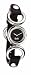 D&G Ladies Bb Quartz Watch DW0407 With Black Round Analogue Dial And Black Leather Strap