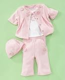GUESS? Baby Girl 4-Piece Take Me Home Set