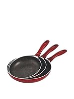 Galileo Set Sartén 3 Uds. Siviglia Rojo